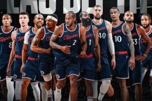 美媒评莱昂纳德+哈登+比尔/祖巴茨三人组：进攻火力足 耐用性堪忧